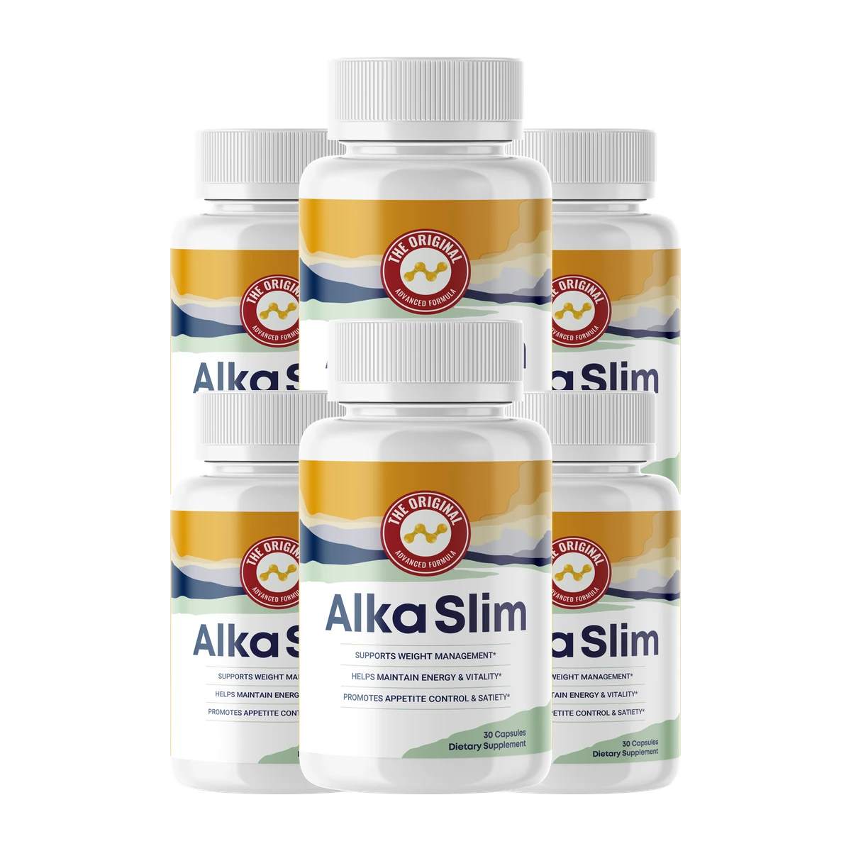 AlkaSlim 6 bottle supply, 180-day count